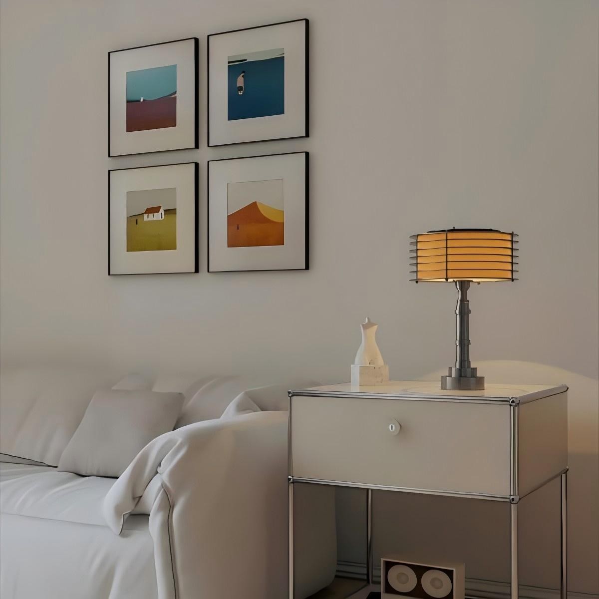 Moderne gelaagde lampen van roestvrij staal - tafel- en vloermodellen HL1835