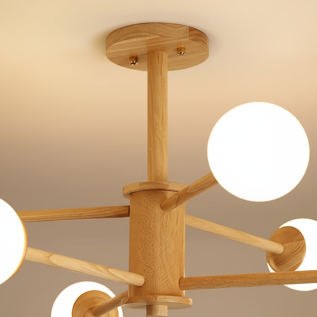 Orrise Molecular Design Plafondlamp - Artistieke Kroonluchter met Takkendesign voor Thuis HL2322