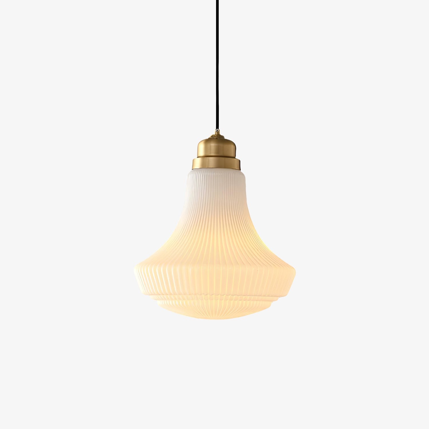 Klassieke messing albasten glazen hanglamp HL746