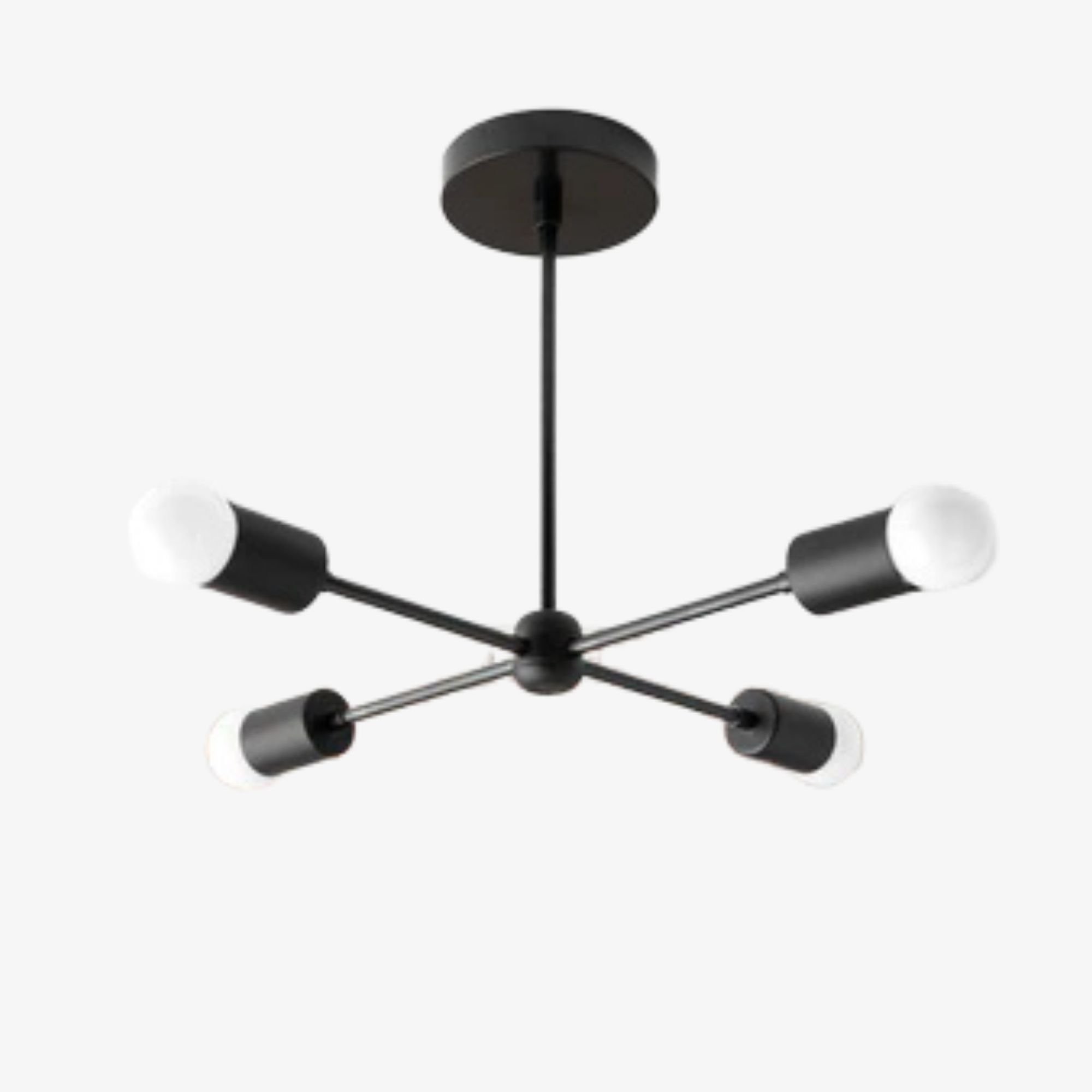 Mobilux Line Mid Century Gold Sputnik Kroonluchter - Geometrische Messing Armatuur HL1687