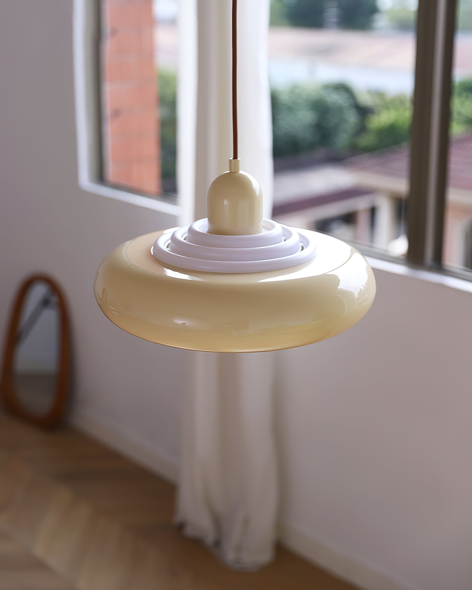 Moderne Bauhaus Macaron Bowl Shade Hanglamp HL853