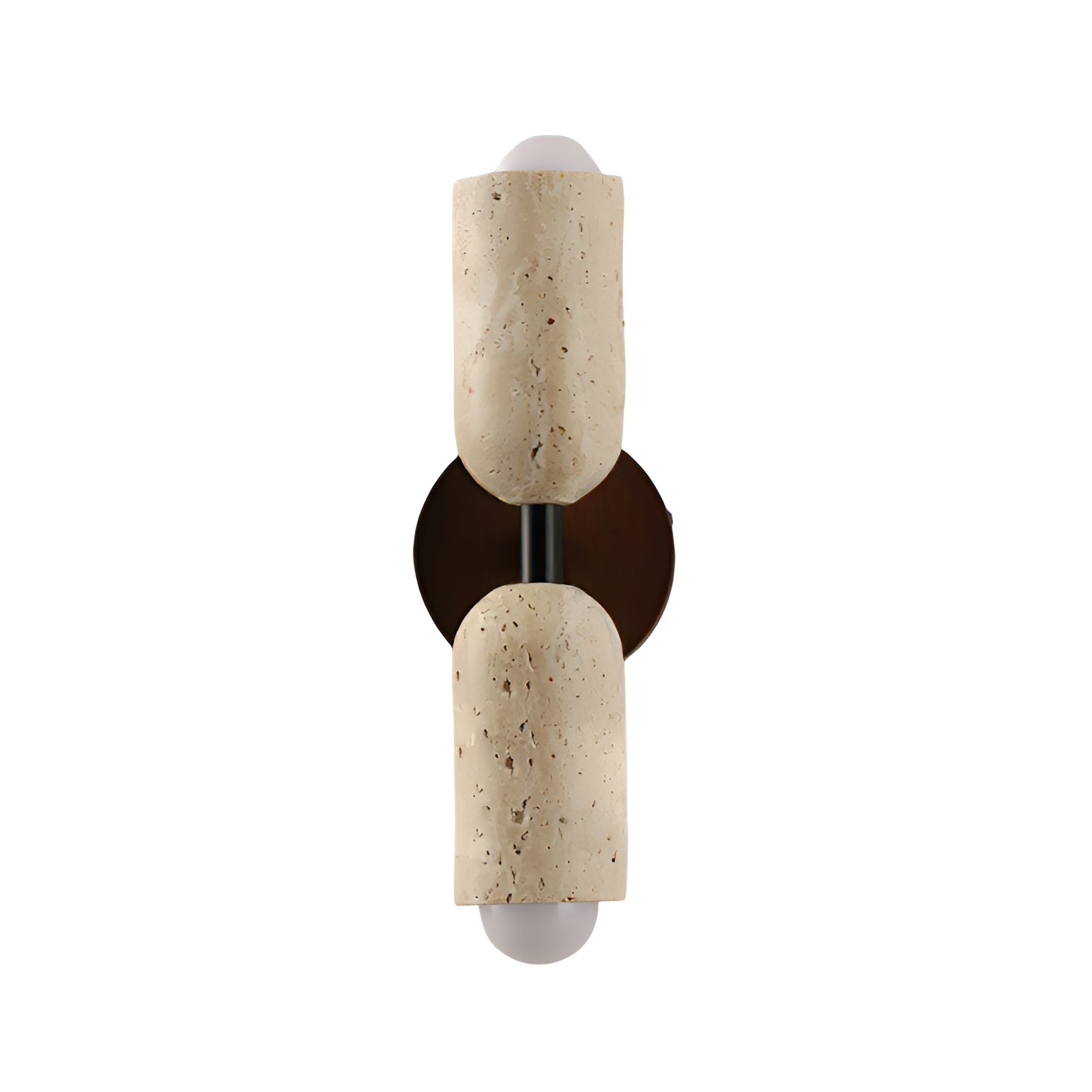 Merrill Travertijn en Hout LED-wandlamp HL3515