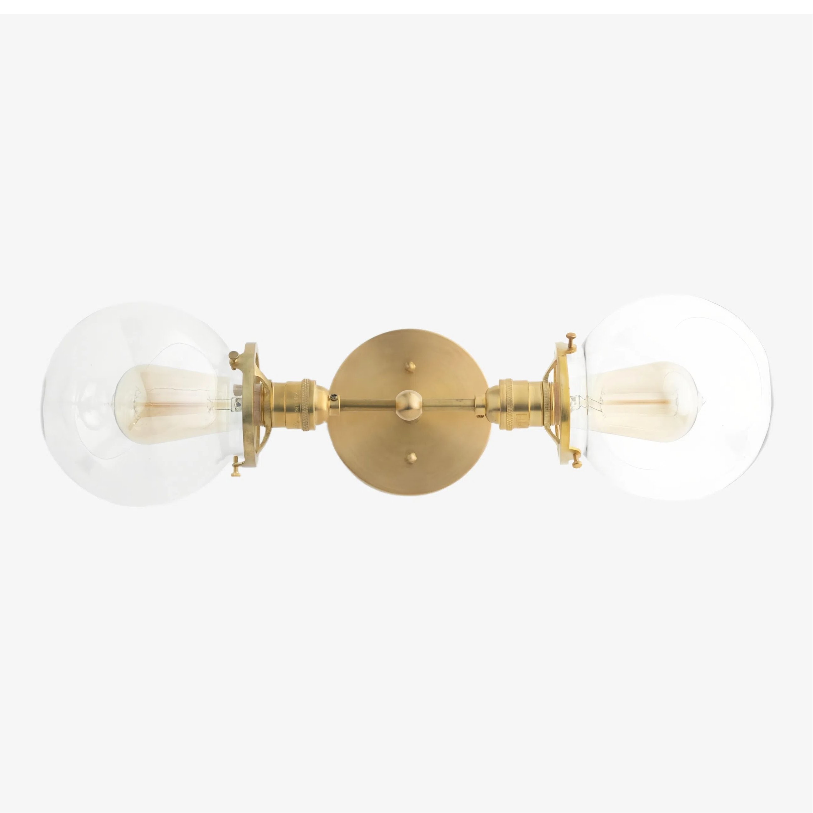 Lumio Globe Industriële Badkamerverlichting - Moderne Dubbele Bol Wandlamp HL1705