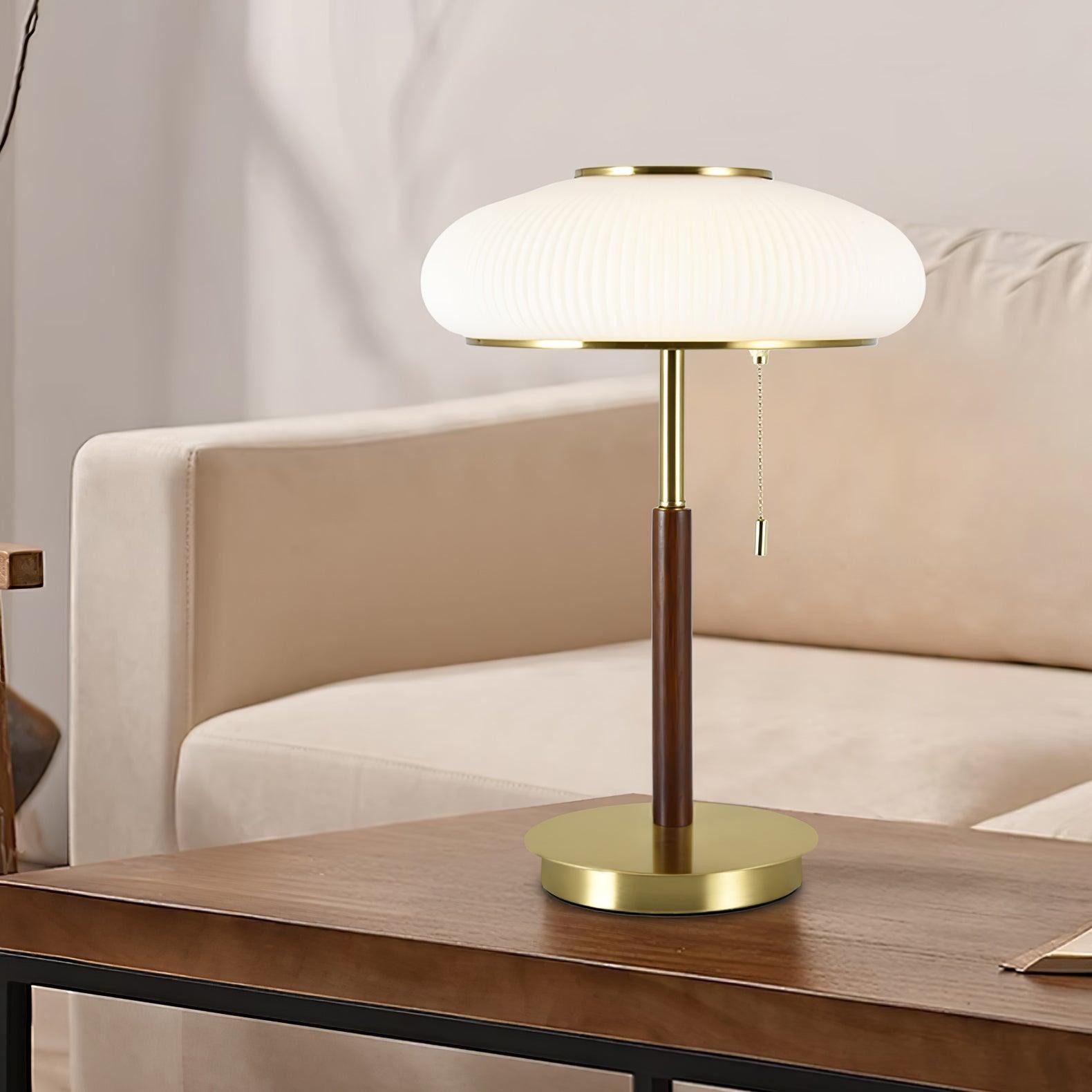 Witte prachtige luxe mode metalen tafellamp HL719
