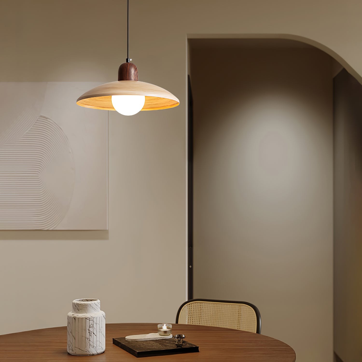 Middeleeuwse Stijl Eenvoudige Ronde Tafel Hanglamp HL911