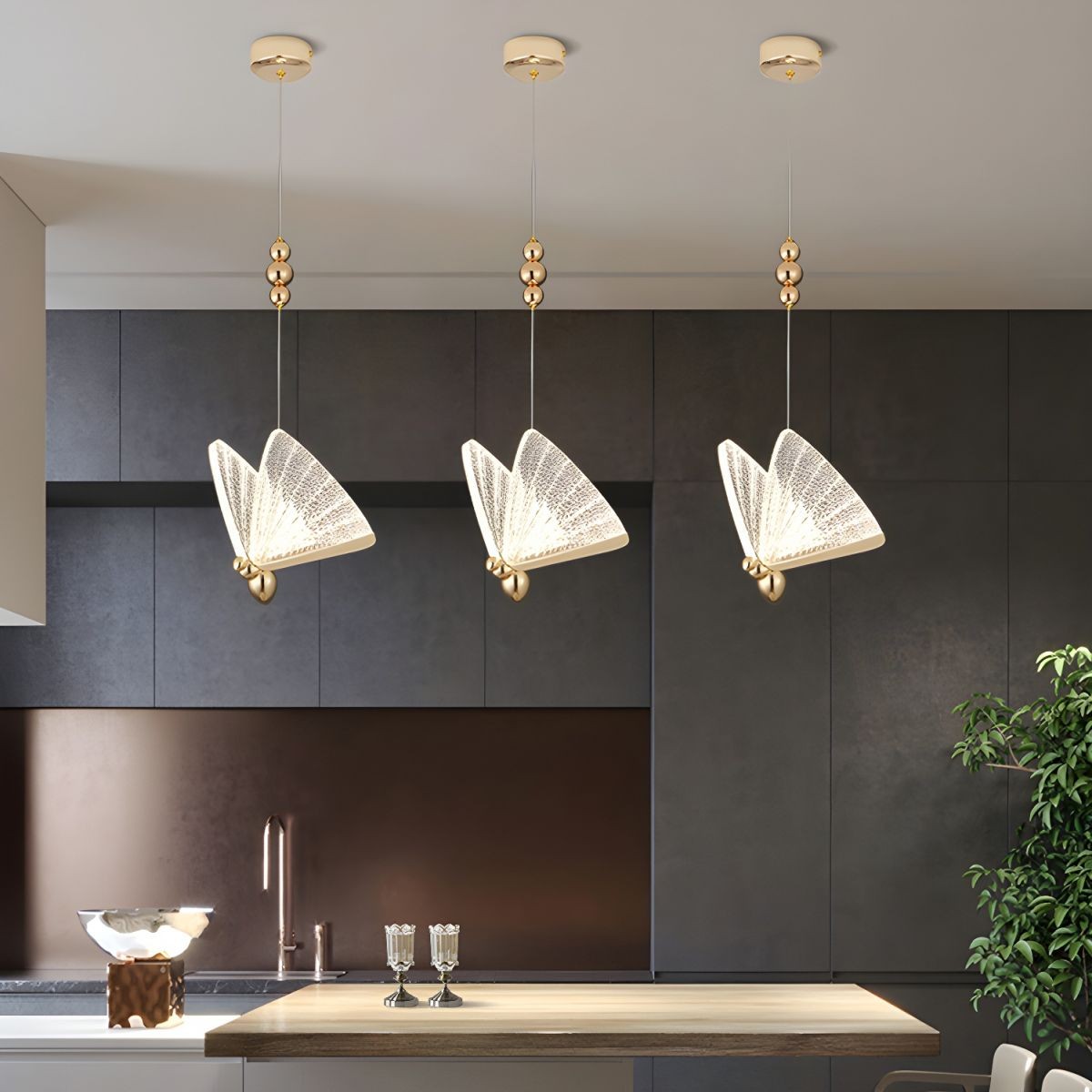 Moderne stijl vlindervormige hanglamp HL91