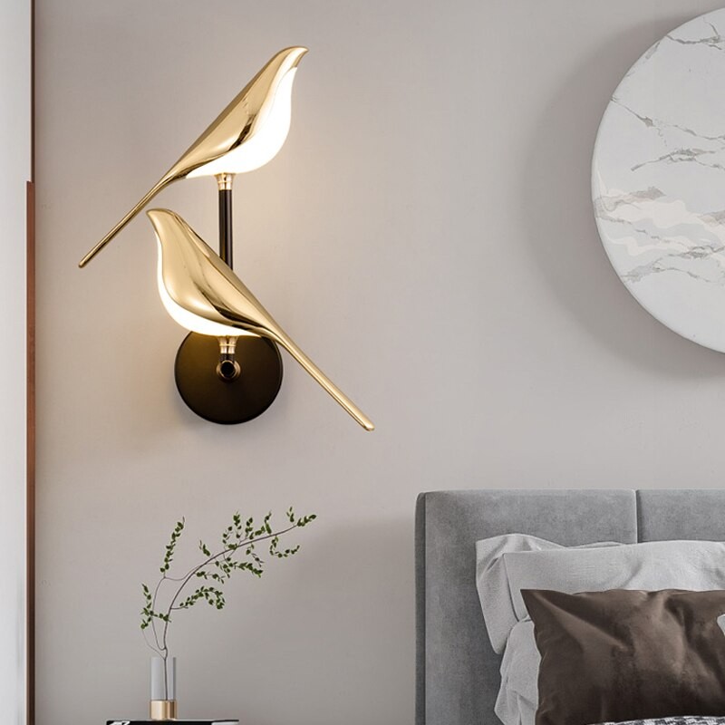 LumiVogel - Moderne wandlamp in vogelvorm HL3323