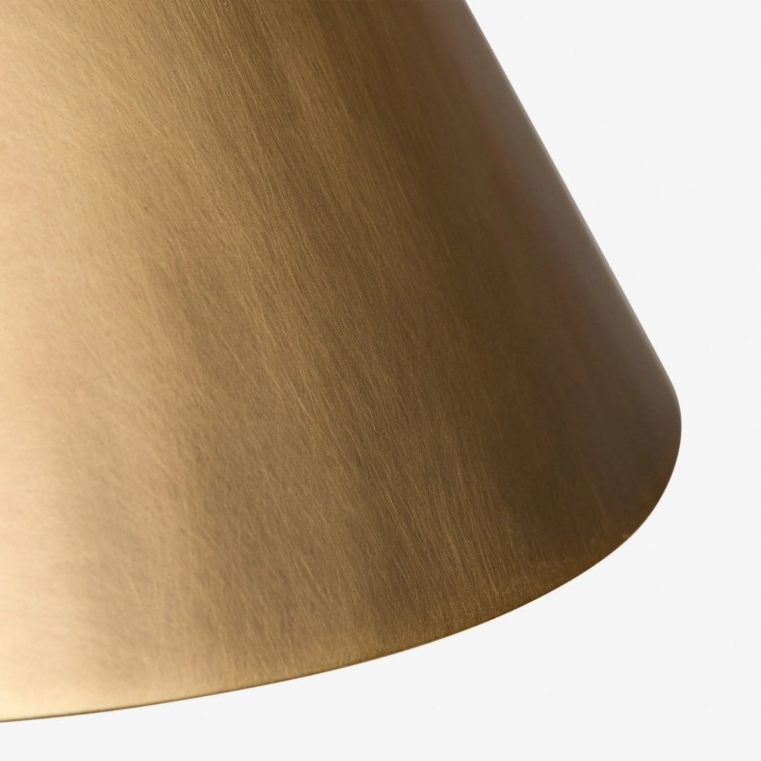 Aurecyl Tafellamp - Slanke, taps toelopende metalen tafellamp met vintage-look voor de woonkamer HL1853
