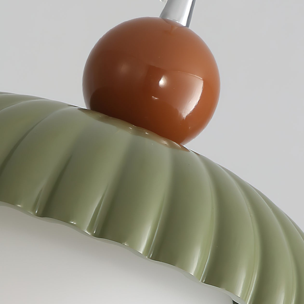 Creatieve bolvormige strohoed verticale lijn hanglamp HL350