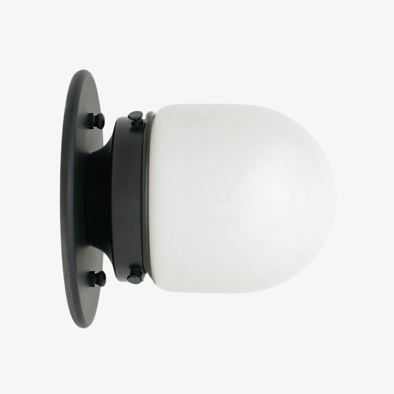 Opaalglas plafond- en wandlamp - Art Deco kleine bolvormige armatuur HL1662