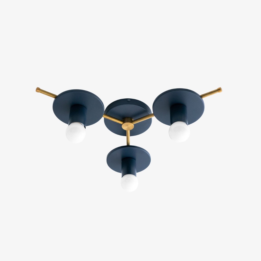 Radiro Globe Kleurrijke Plafondlamp - 3 Lichts Minimalistisch Armatuur HL1657