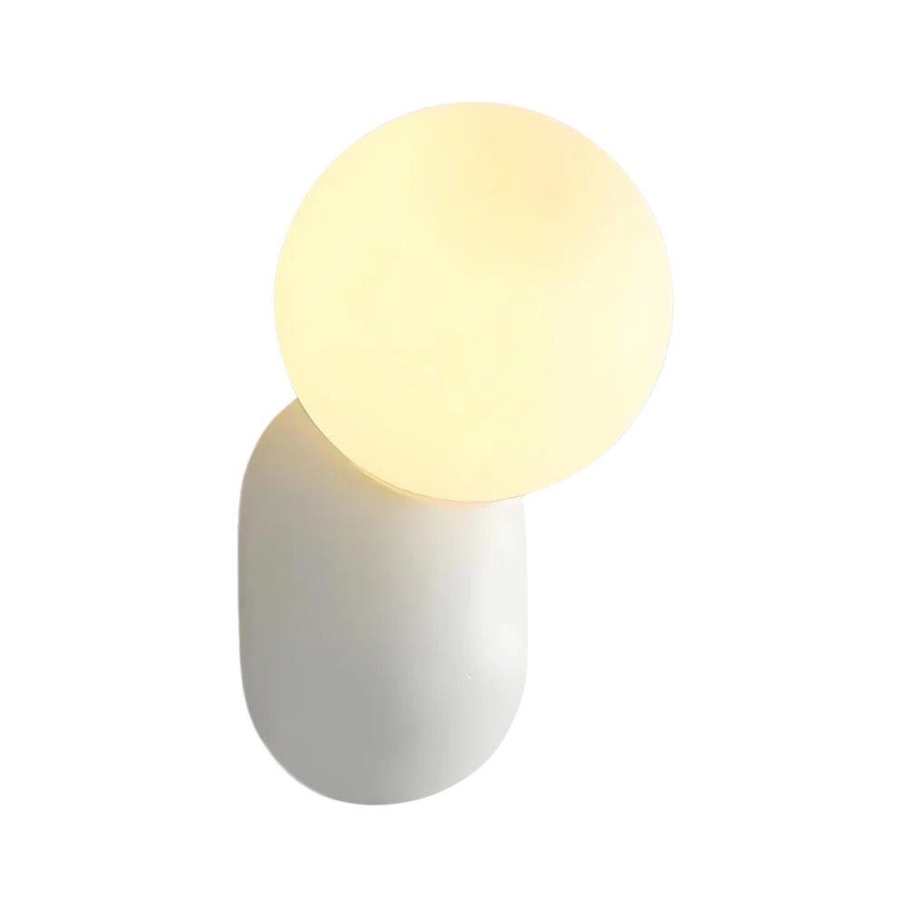 Luma Nordic glazen bolvormige wandlamp HL3337