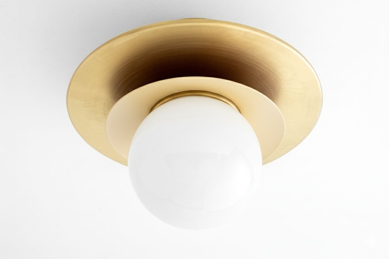 Artivo gelaagde moderne plafondlamp van messing - Stijlvolle woondecoratie HL1765
