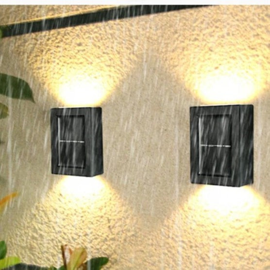 Waterdichte LED-wandlamp op zonne-energie, IP65, HL1261