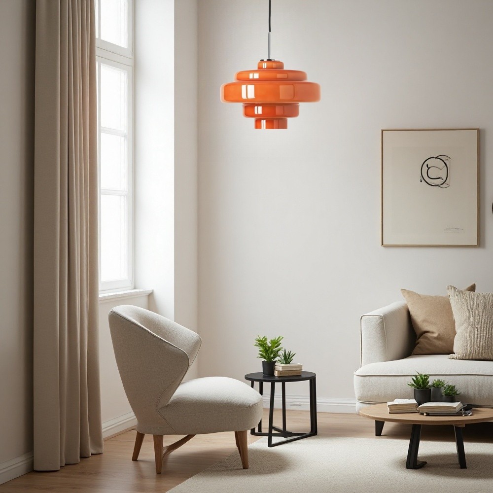 Koloro Kleurrijke Bauhaus Glazen Hanglamp - Levendige Meerlaagse Lamp voor de Keuken HL1332