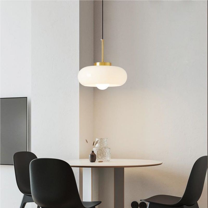 Nordic Vintage Bauhaus Glazen Pot Hanglamp HL166