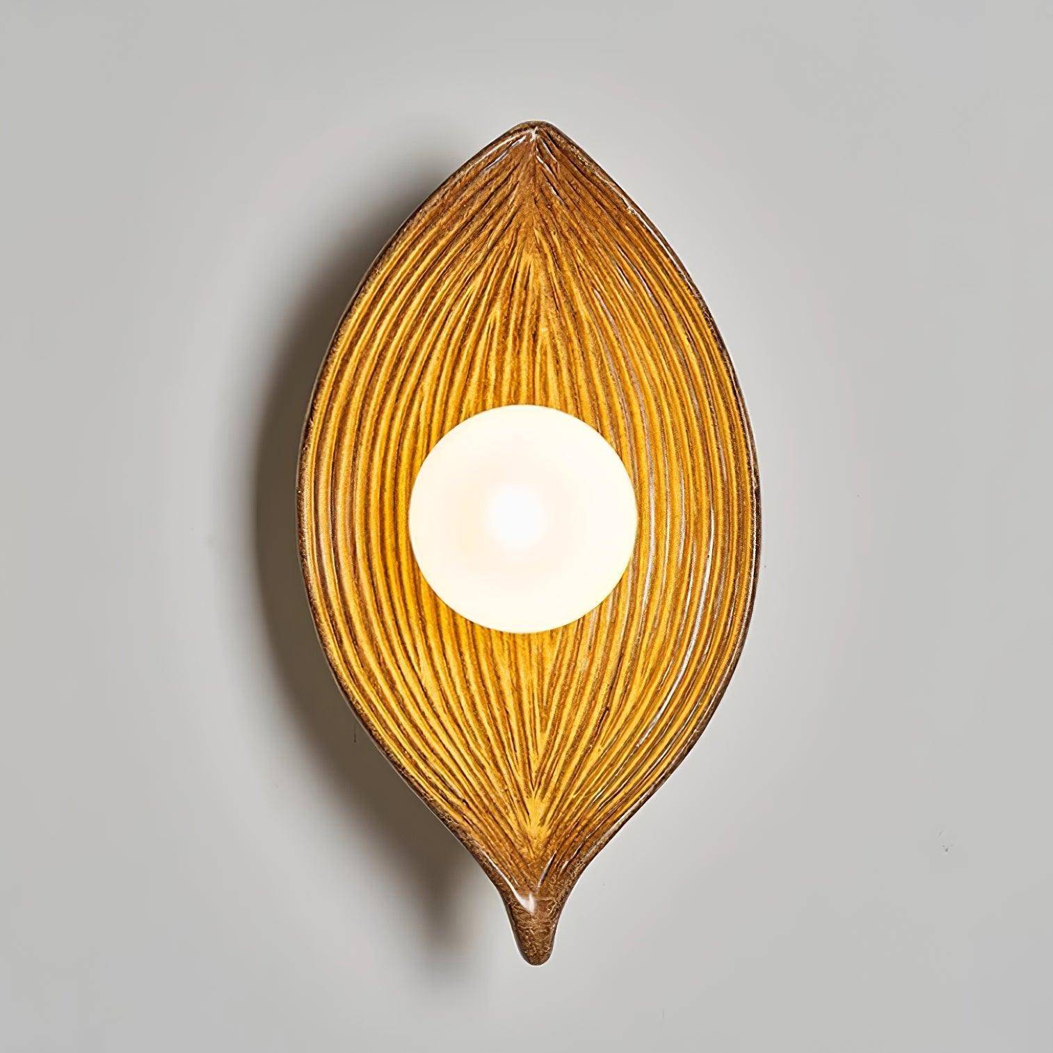 Hedendaagse Nordic Leaf Resin Wandlamp HL574