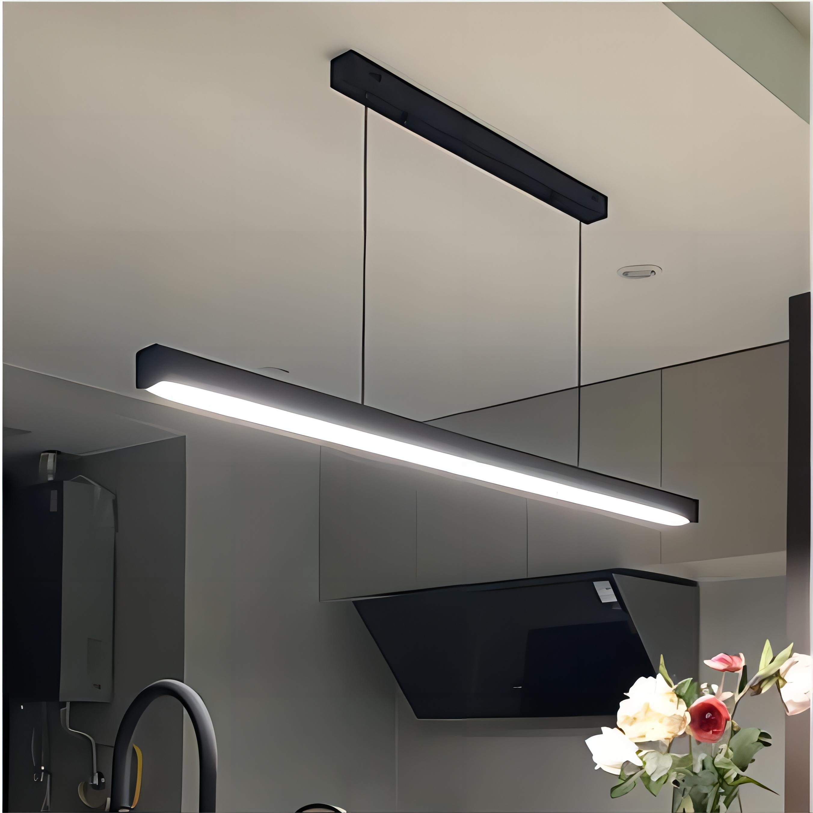 Industriële Metalen LED Horizontale Lineaire Kroonluchter HL99