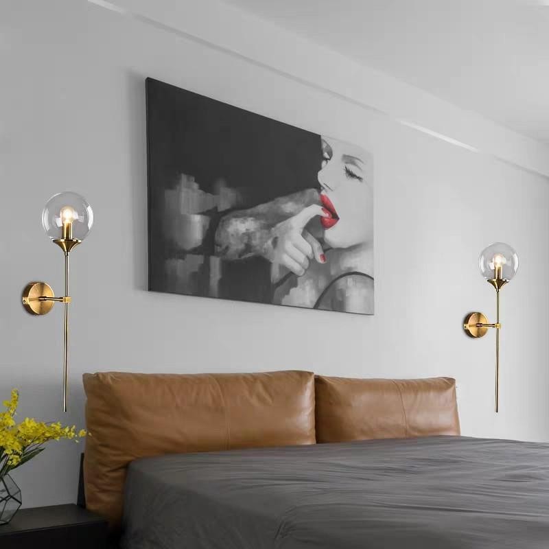 Nordic Glazen Bollen Magische Bonen Wandlamp Voor Binnen HL65