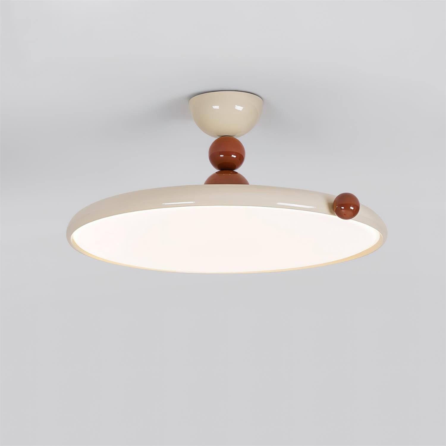 Franse stijl retro ronde vliegende schijf plafondlamp HL704