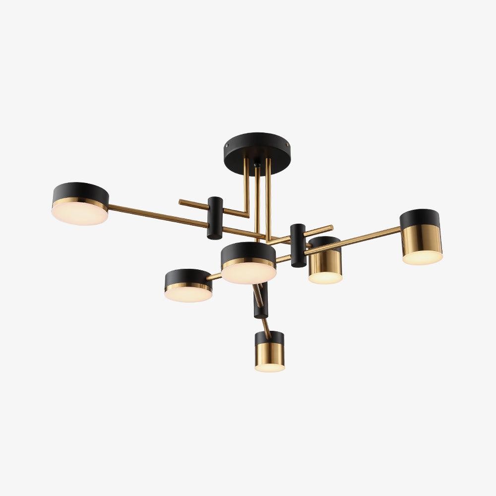 Luxe Spider Sputnik Design Metalen Schijf Plafondlamp HL1090