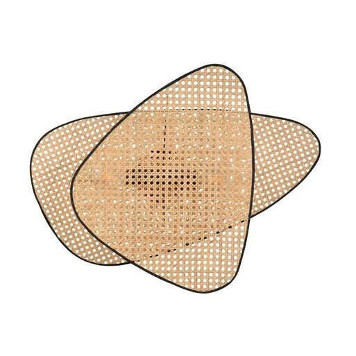 Rustieke Scherm Rotan Wandlamp HL259