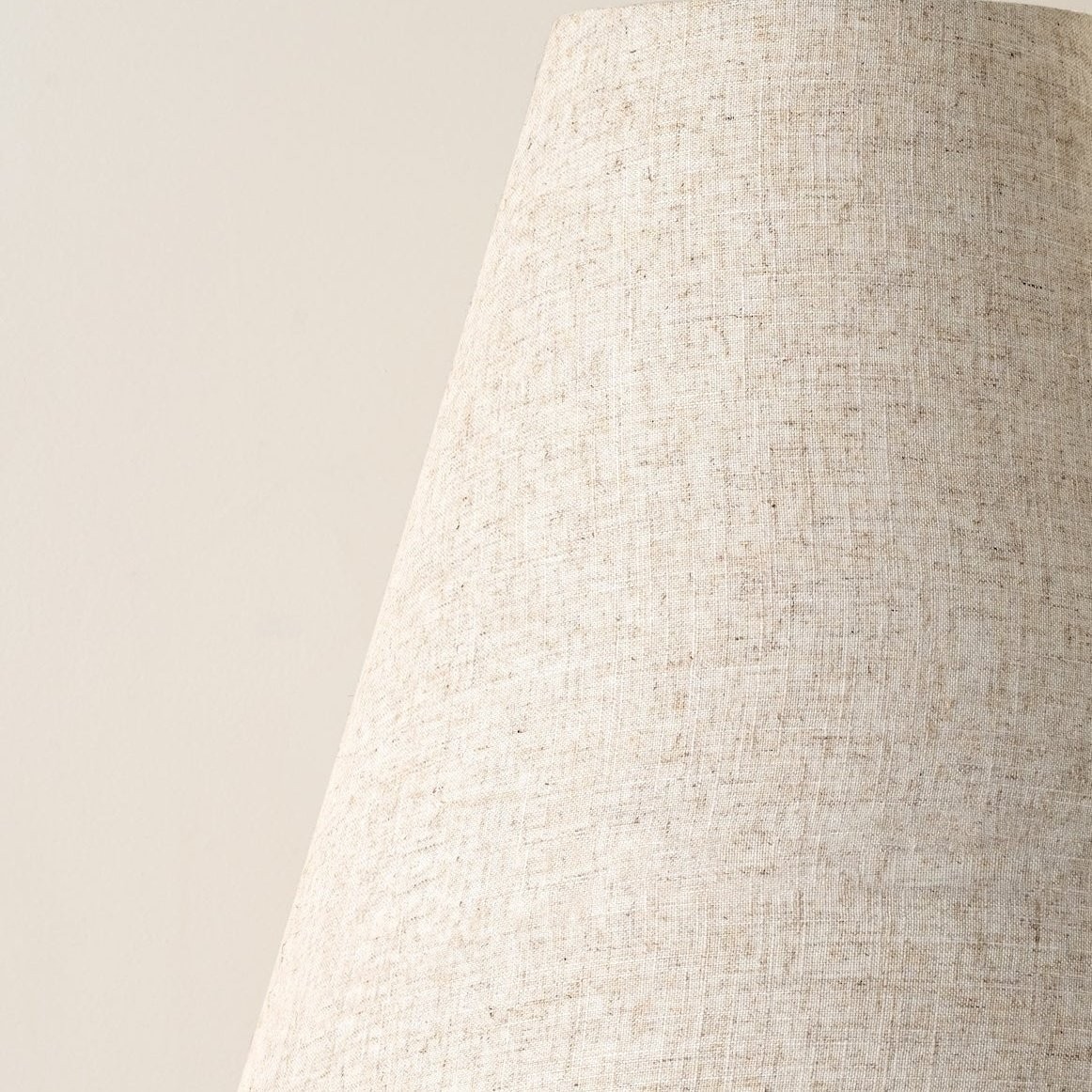 Zalen vloerlamp - Hanglamp met gelaagd linnen design en verouderd messing design voor de woonkamer HL1917