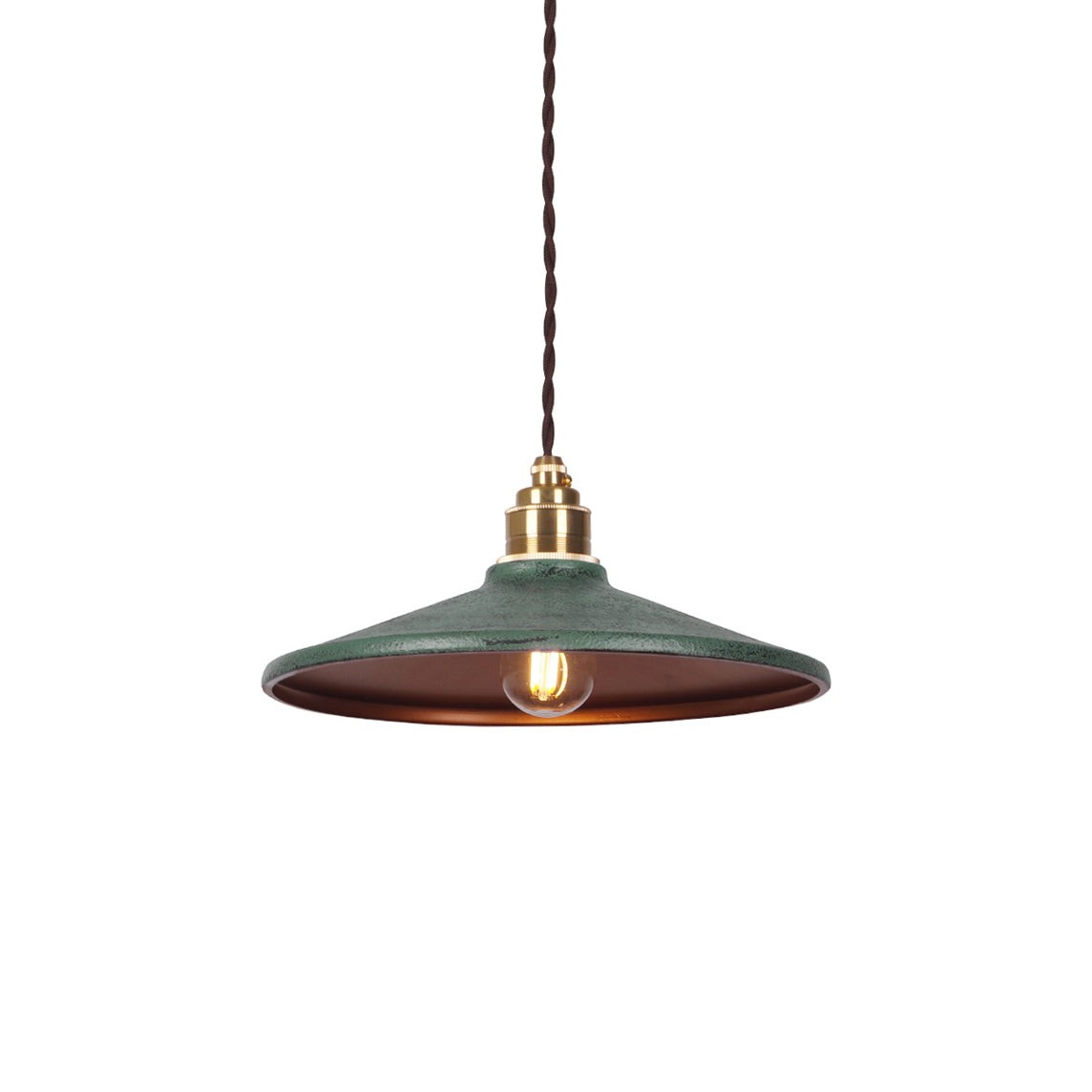 Rustieke hanglamp met schotelvormige kap HL3029