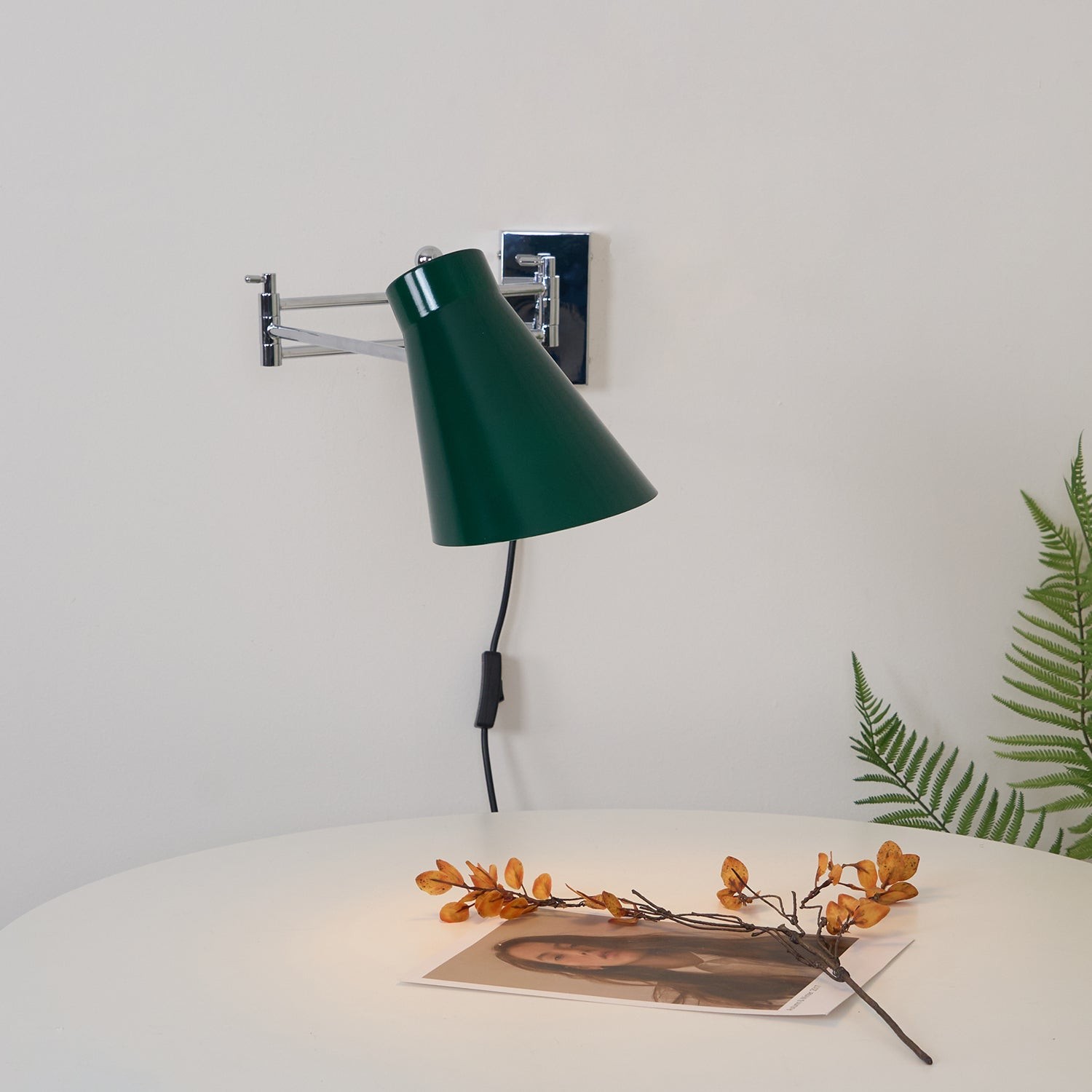 Moderne eenvoudige metalen schommellamp met stekker HL1074