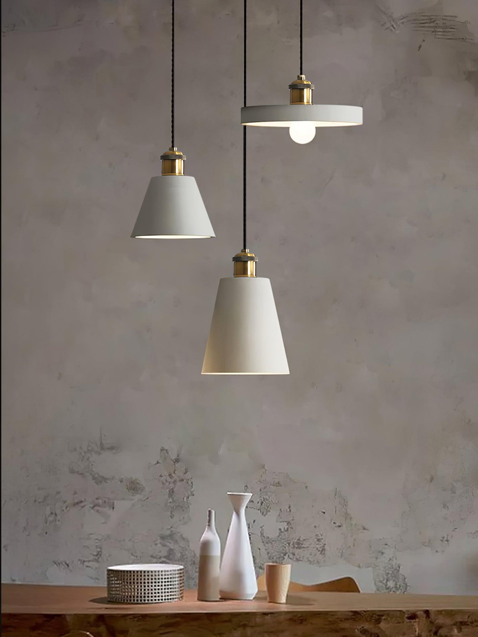 Moderne hars geometrische hanglamp HL787