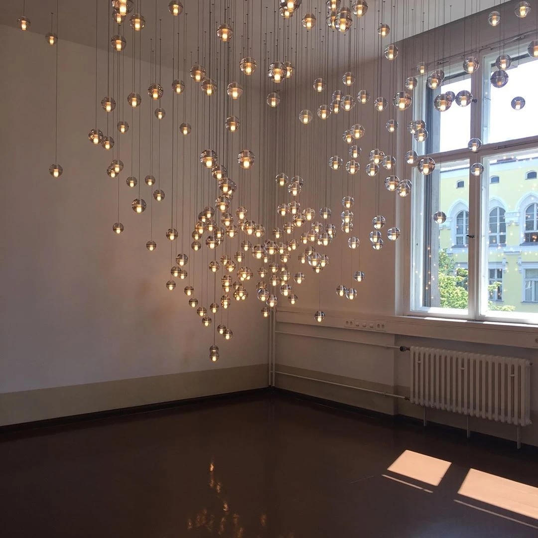 14.1M Glazen Bol Design Hanglamp