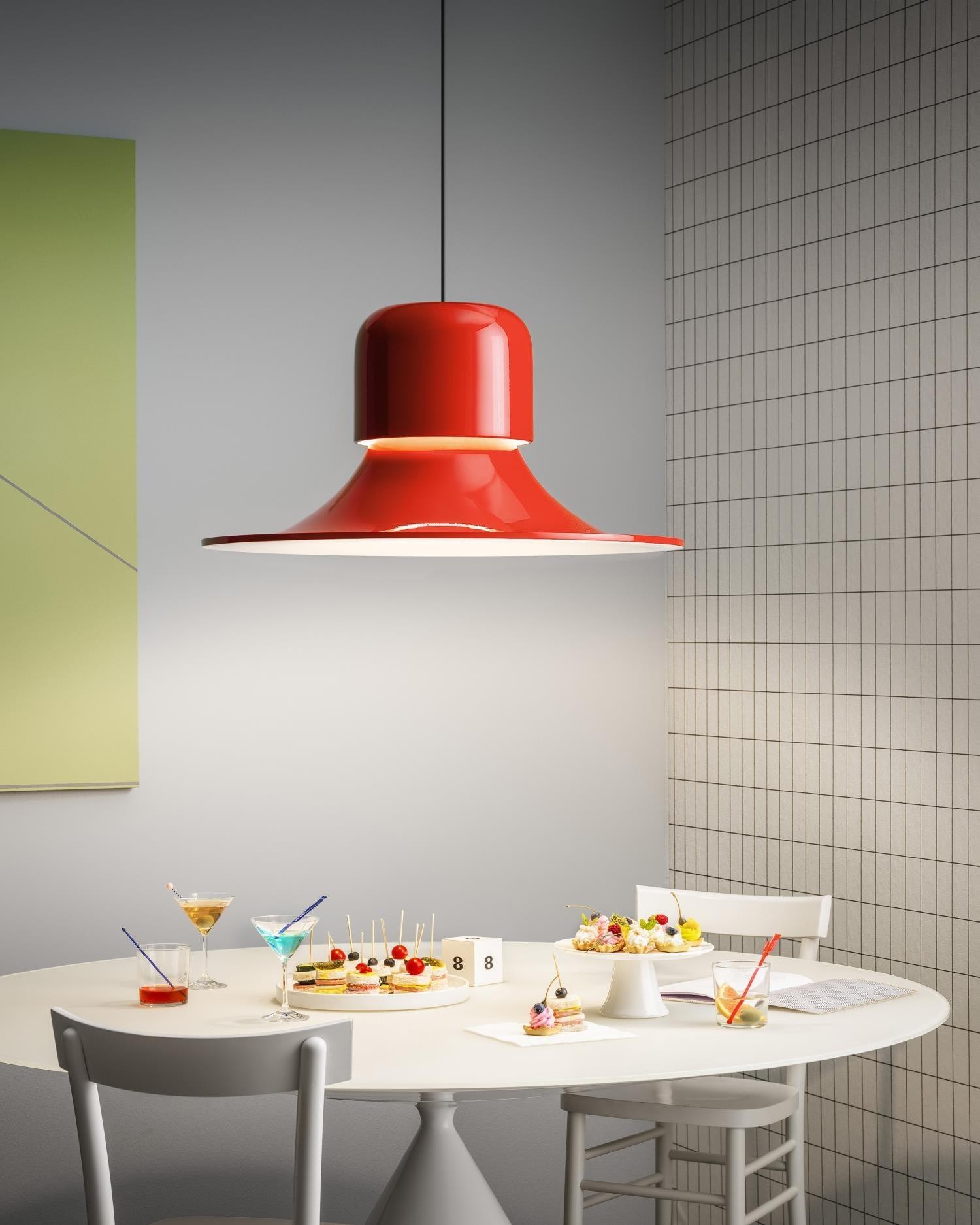 Nordic Carbon Steel LED Hanglamp HL665