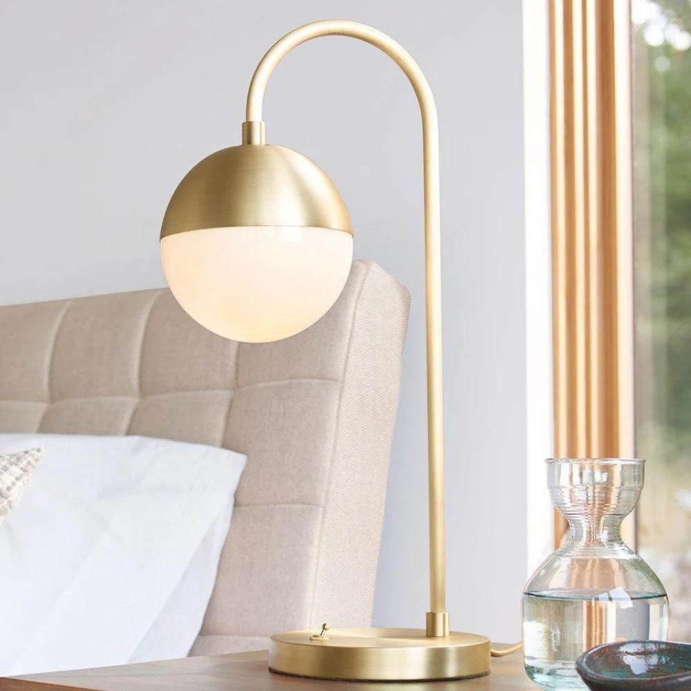Gouden Blad Elegantie Tafellamp HL3396