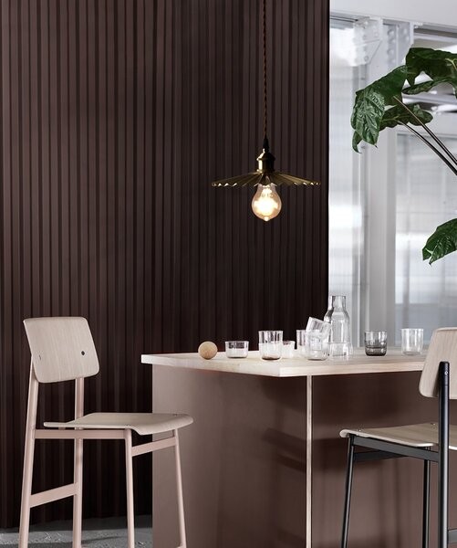 Koperen paraplu hanglamp