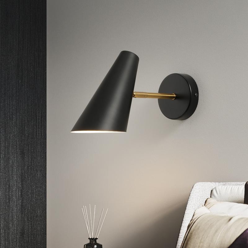 Industrieel design verstelbare bed wandlamp HL140
