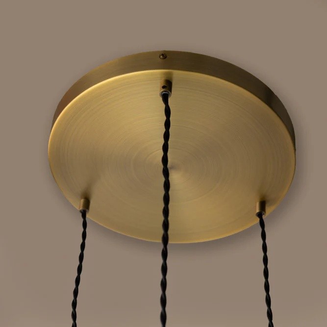 Aridia Palm Leaf Cluster Hanglamp Artistieke Glazen Hanglamp voor Hal, Keuken en Woonkamer HL2488
