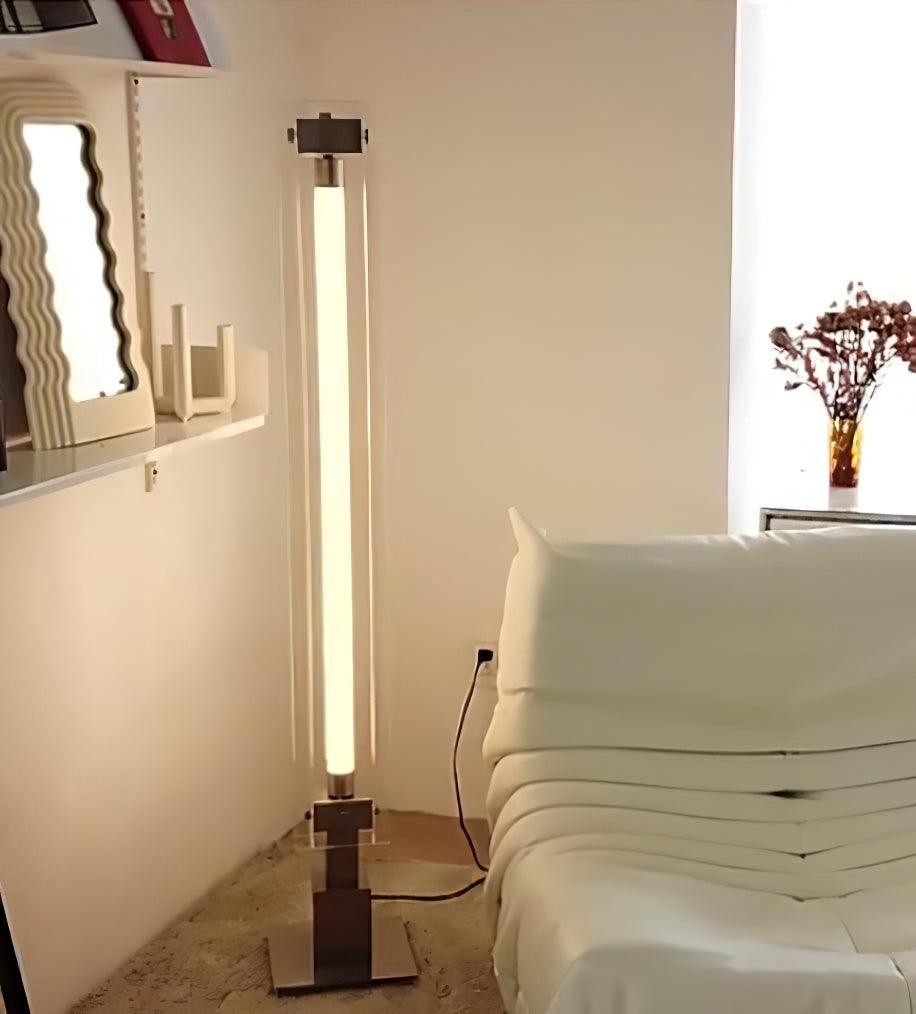 Minimalistische glazen vloerlamp in industriële stijl HL968