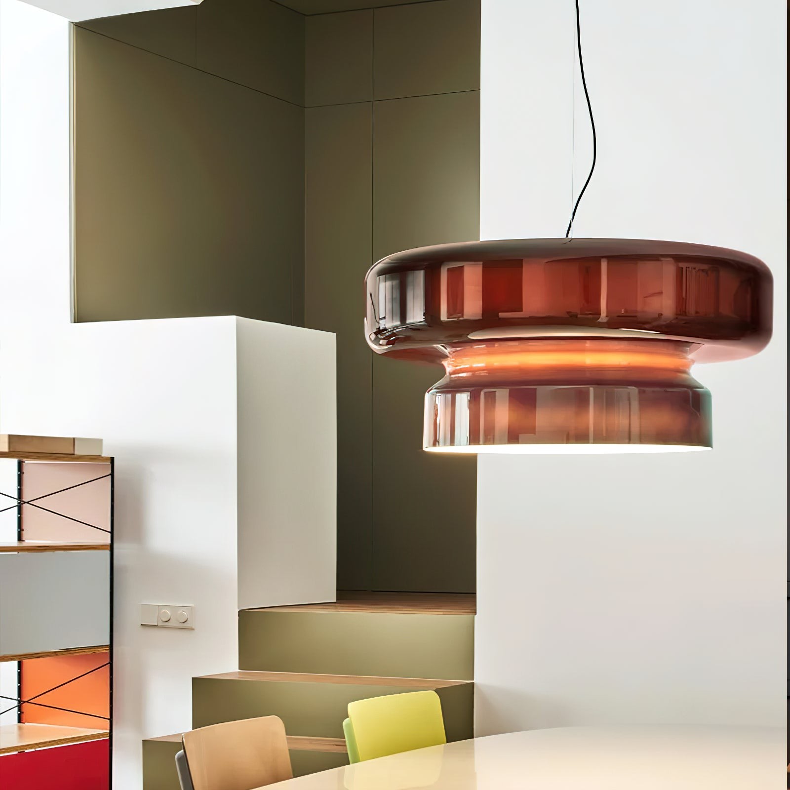 Boheemse Stijl Minimalistische Glazen Hanglamp HL382