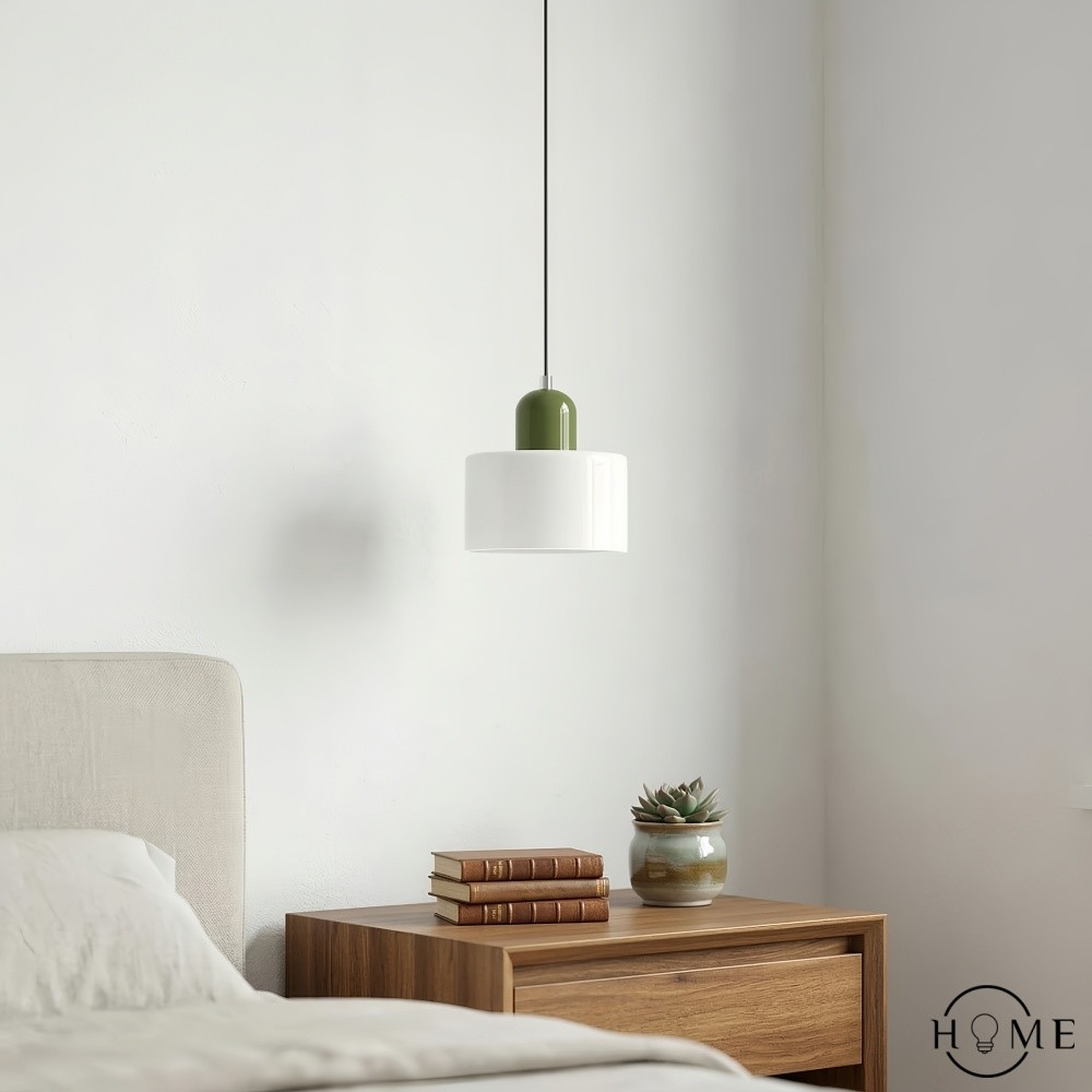 Kalo Cilinder Hanglamp - Glazen Lamp in Scandinavische Stijl voor Eet en Slaapkamer HL107