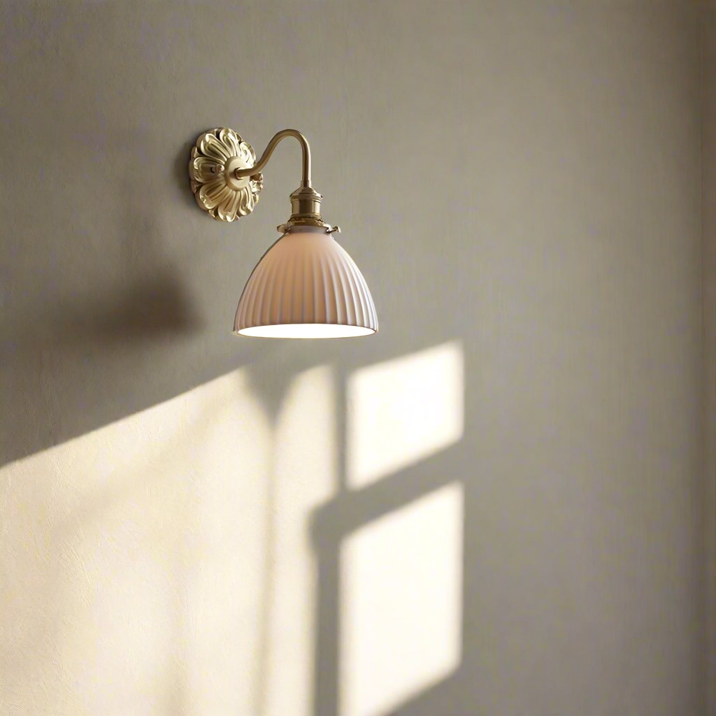Wandlamp van messingkeramiek HL1790