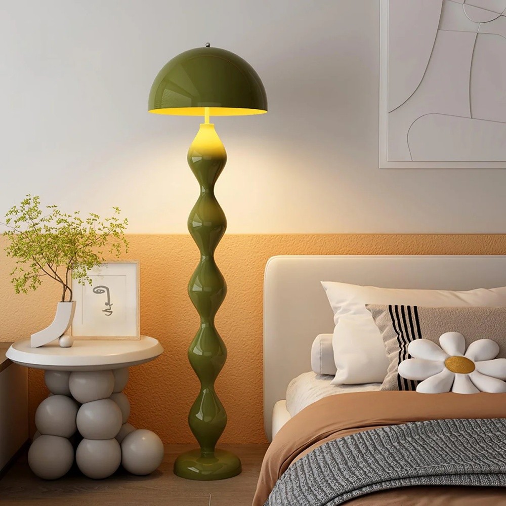 Retro Paddenstoel Bloemknop Vloerlamp HL285
