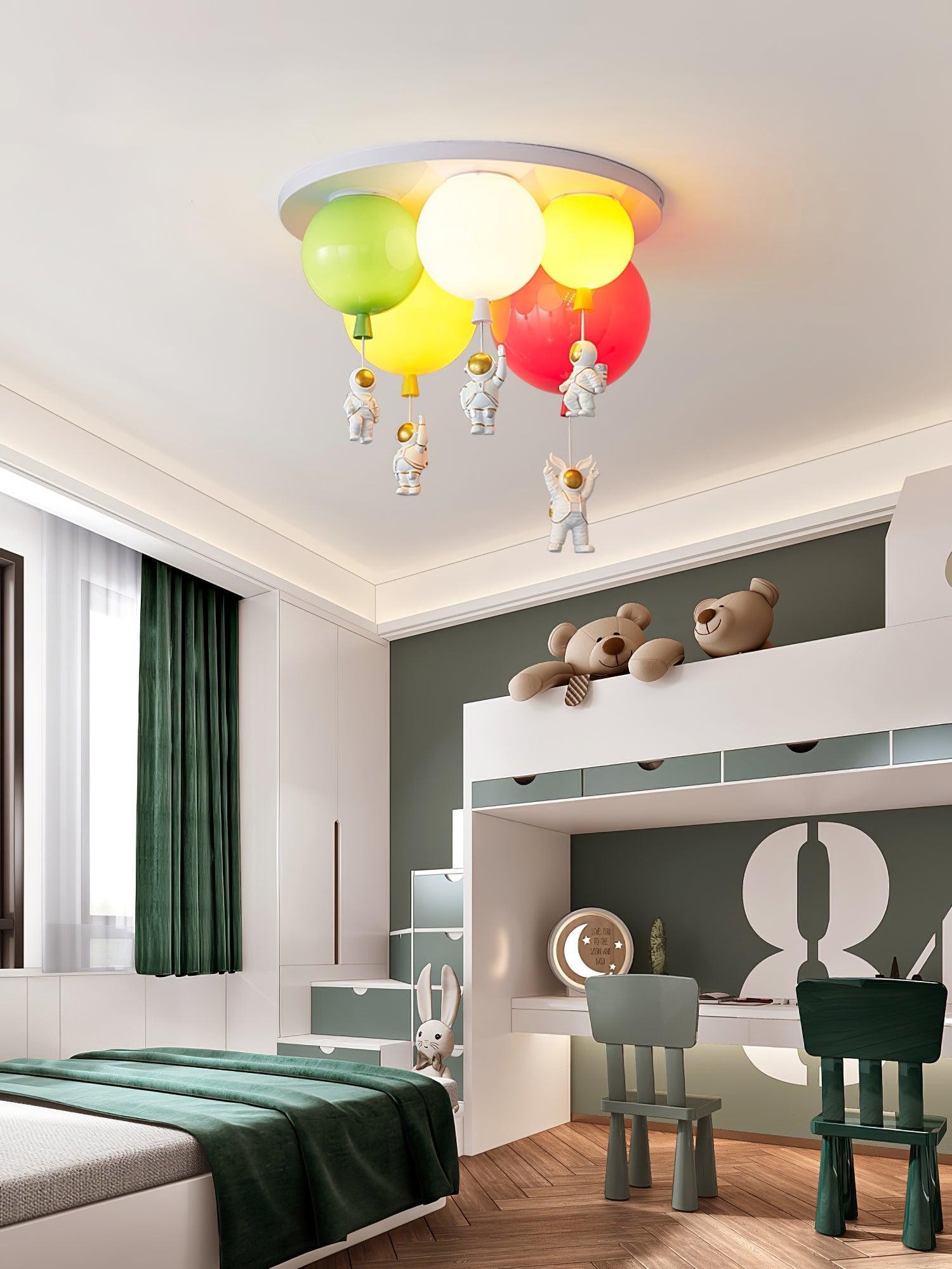 Astronaut Glanzende Ballon Plafondlamp HL361