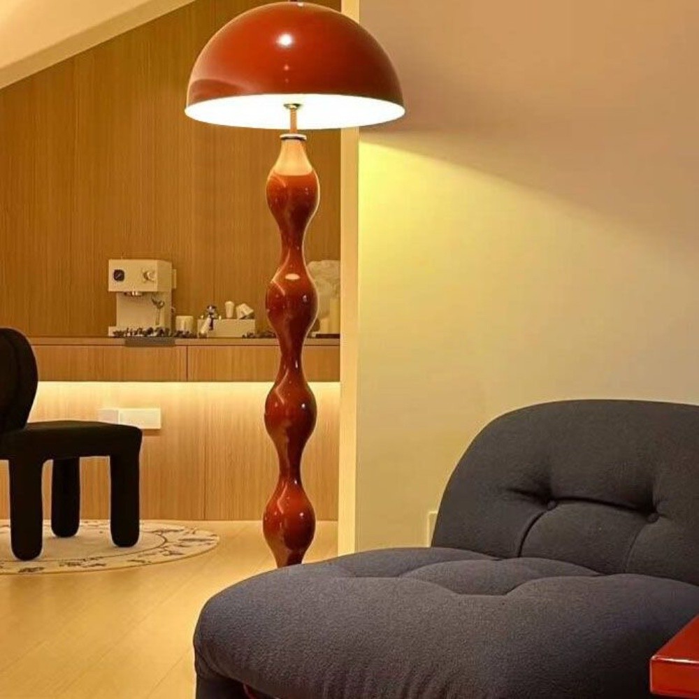 Retro Paddenstoel Bloemknop Vloerlamp HL285