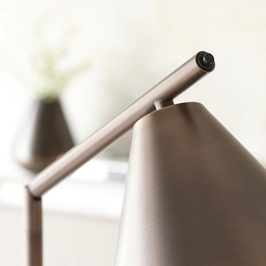 Oricone moderne vloerlamp met verstelbare arm - leeslamp in cape-stijl HL2196