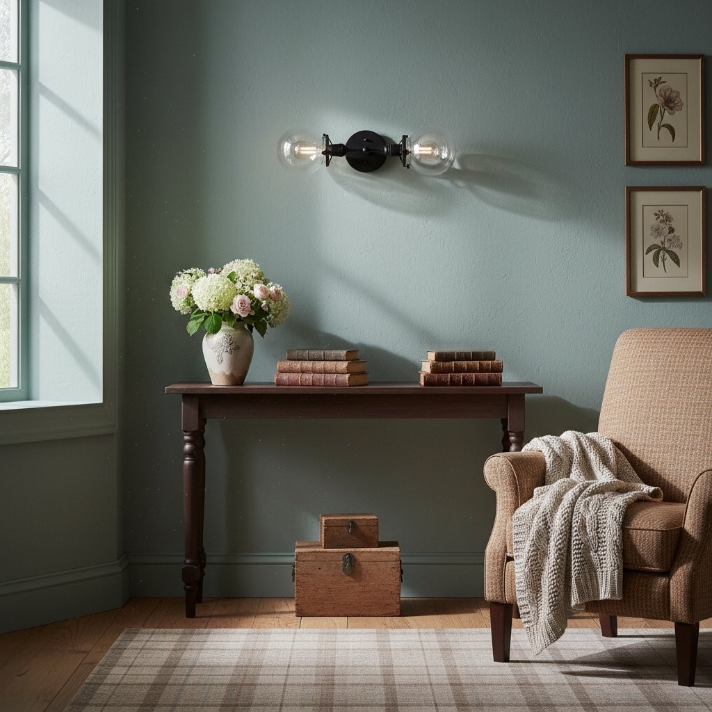 Lumio Globe Industriële Badkamerverlichting - Moderne Dubbele Bol Wandlamp HL1705