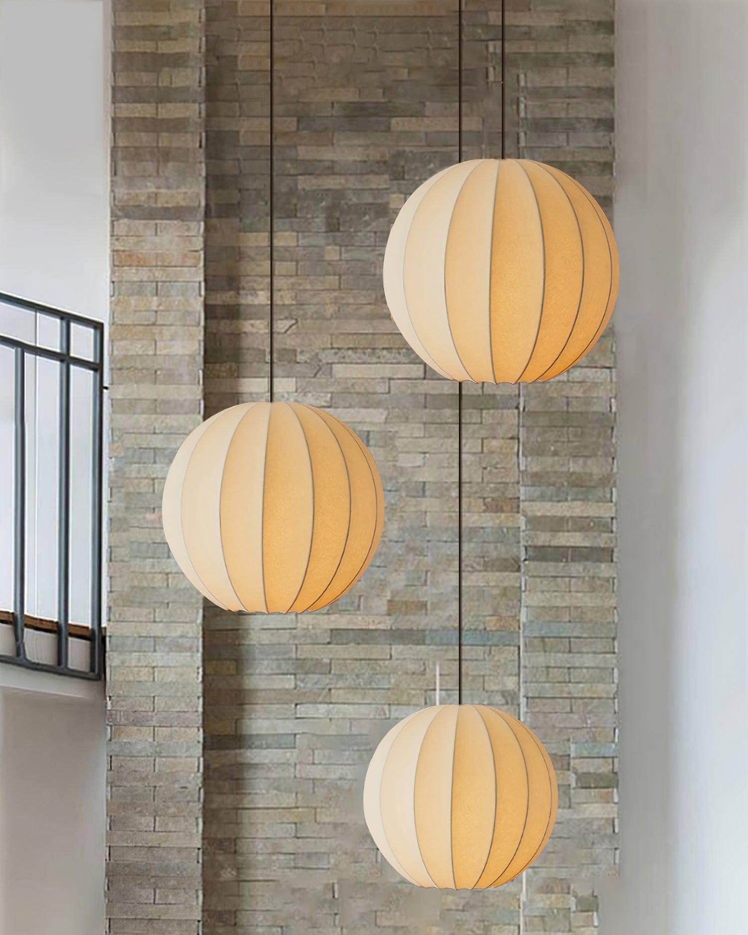 Creatieve Japanse minimalistische zijden hanglamp voor restaurant HL564