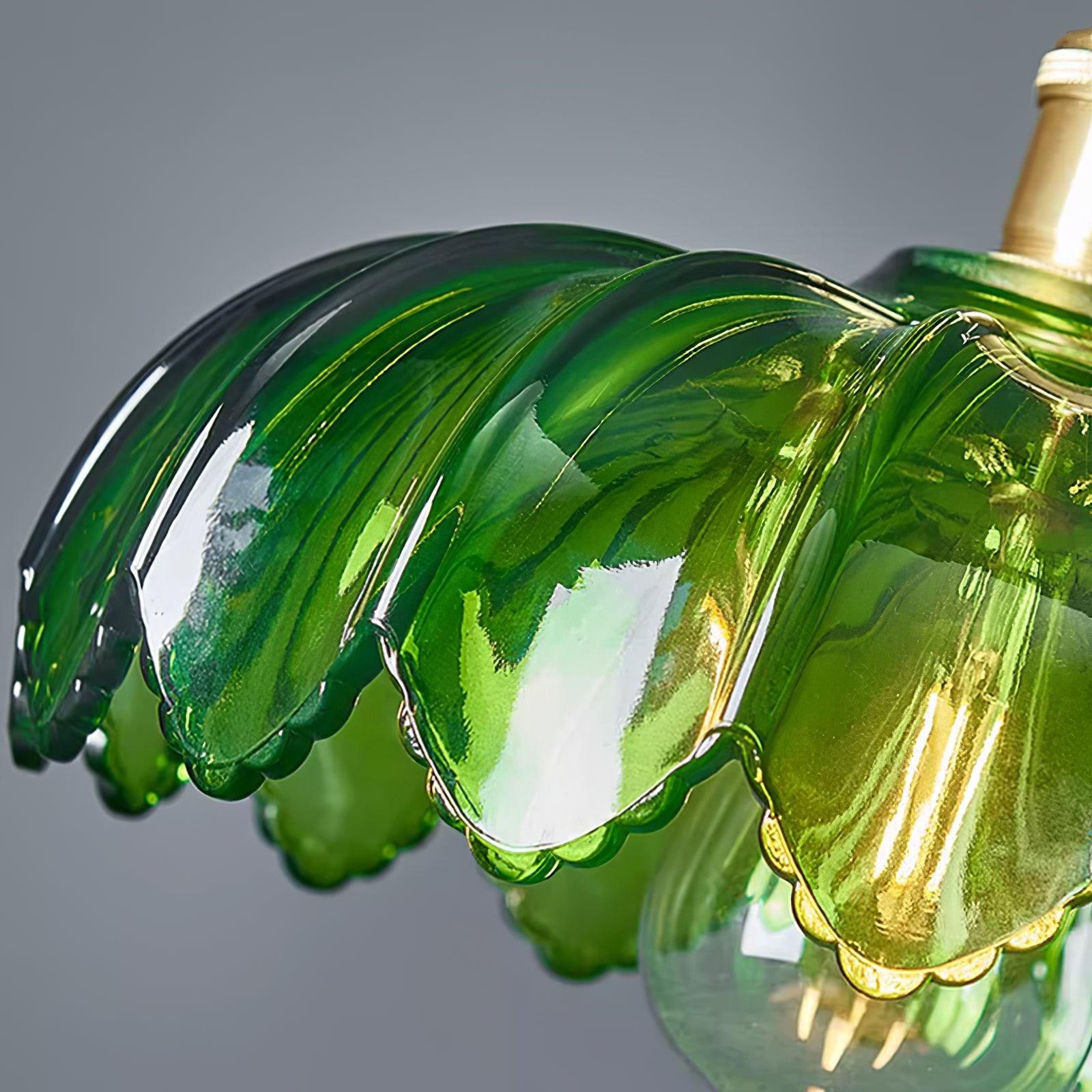 Retro Petal Groene Hanglamp HL600