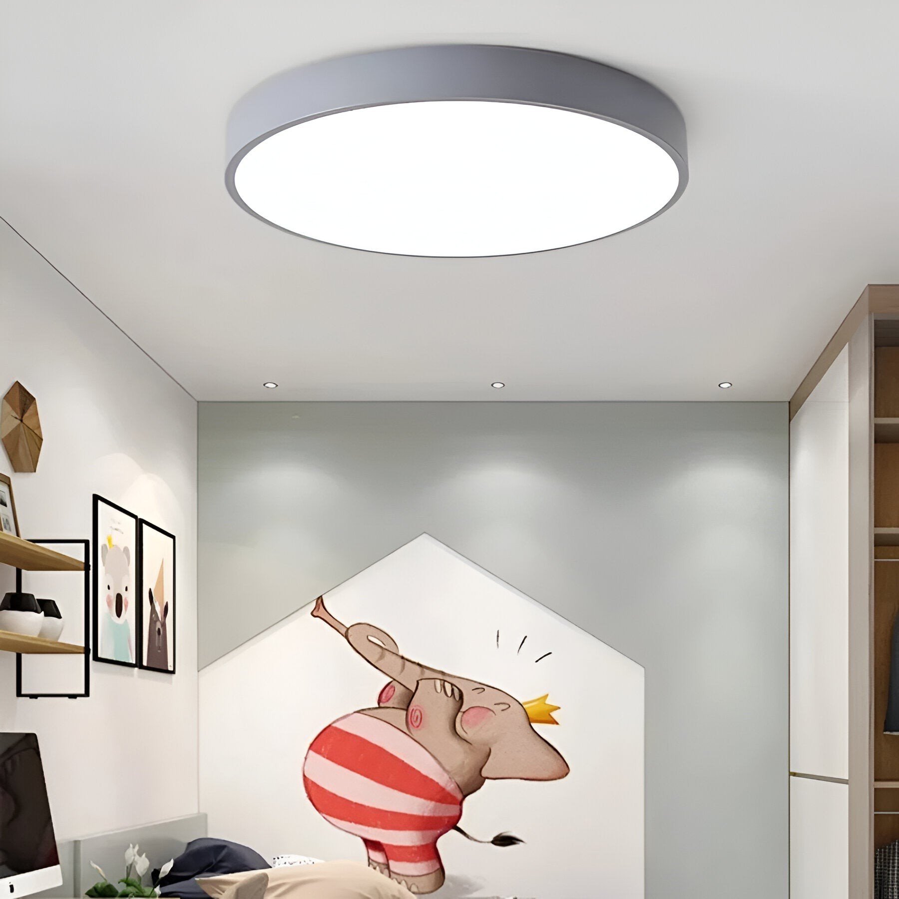 Nordic Macaron Ronde LED Plafondlamp HL1291