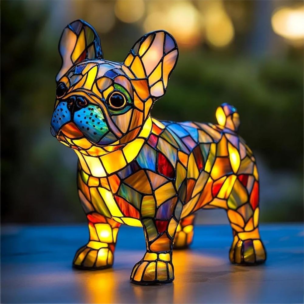 Magisch dierenbeeld Hars Tafellamp HL590
