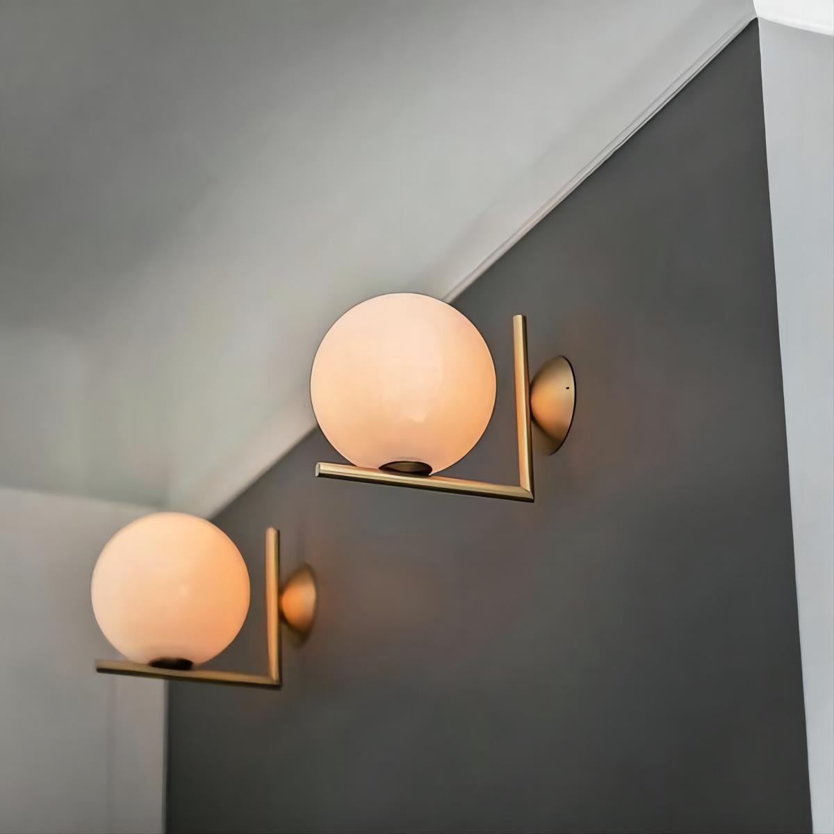 Iscalia Glazen Bal Wandlamp